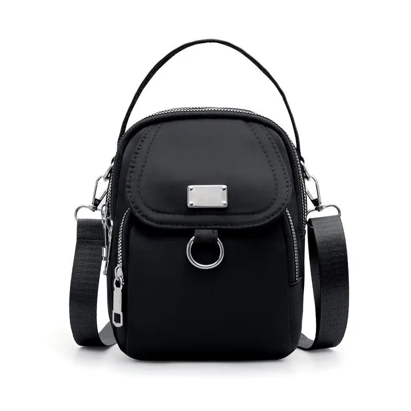 New Women's Mini Canvas Cell Phone Crossbody Bag, Lightweight Stylish Convertible Shoulder Handbag, Versatile Casual Compact Purse for Daily Outings, Shopping, Walking, Travel and Everyday Use
