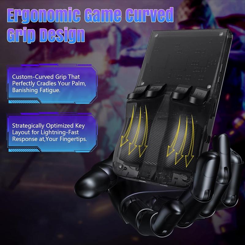 R36max Retro Handheld Game Console with 22000+ Classic Games, Portable Open Source Linux System, 4.0 Inch 4K HD IPS Screen, Handheld Gaming Console