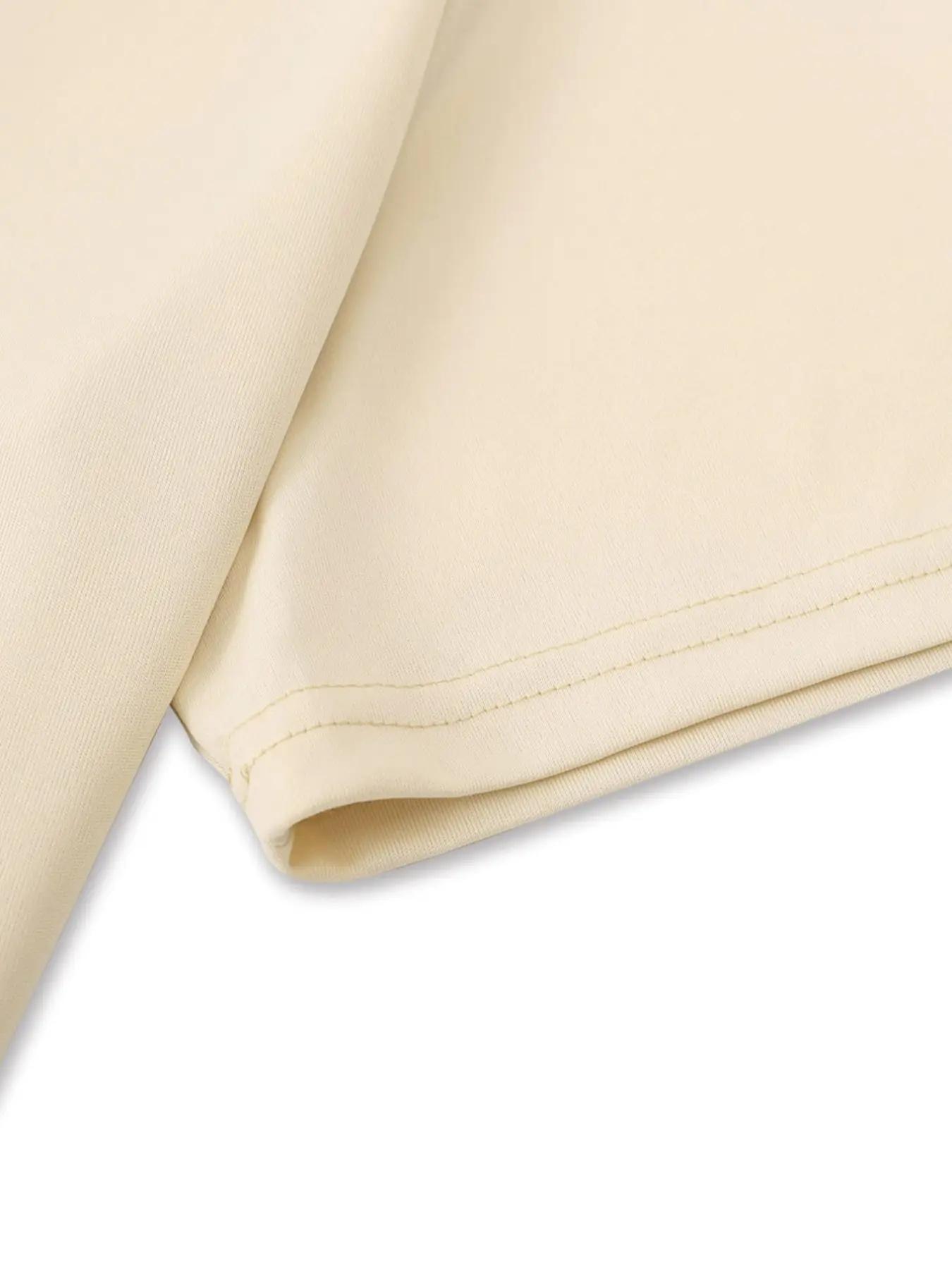 Men's Letter & Bird Print Round Neck Graphic Tee, Regular Fit Casual Short Sleeve T-shirt for Summer, Men's Top for Daily Wear, Tropical, Fitted