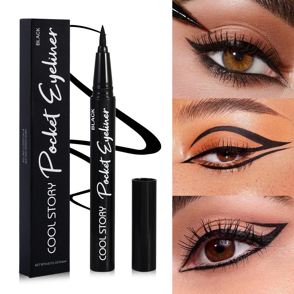 Waterproof Precision Eyeliner Pen, Long-Lasting Smudge-Proof Formula, Deep Shade, All-Day Wear, Perfect for Bold Eye Makeup