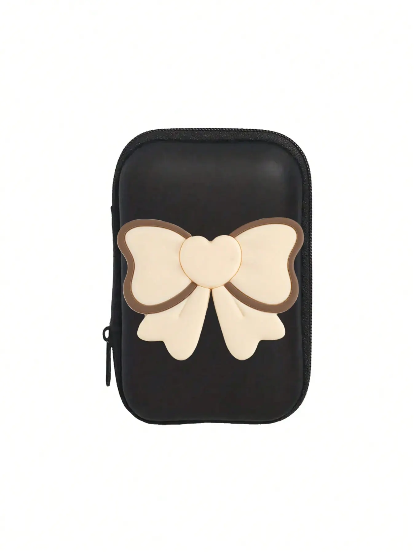 Mini Digital Camera Case with Large Bow, Y2K Bow Accessory, Waterproof Shockproof Eva Hard Shell, Ideal for Travel, Work, School, Gifts