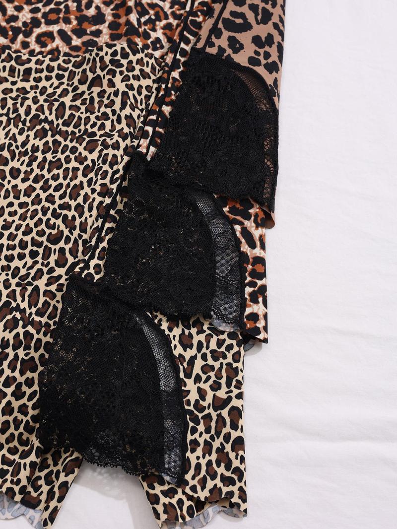 Women's Contrast Lace Boyshorts, Soft Comfy Breathable Panty for Daily Wear, Underwear for All Seasons, Soft Breathable Knicker