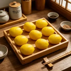 9 Mini Realistic Lemon Decorations, / Fruit Props for Kitchen Bowls, Party Centerpieces, Food Photography Accessories