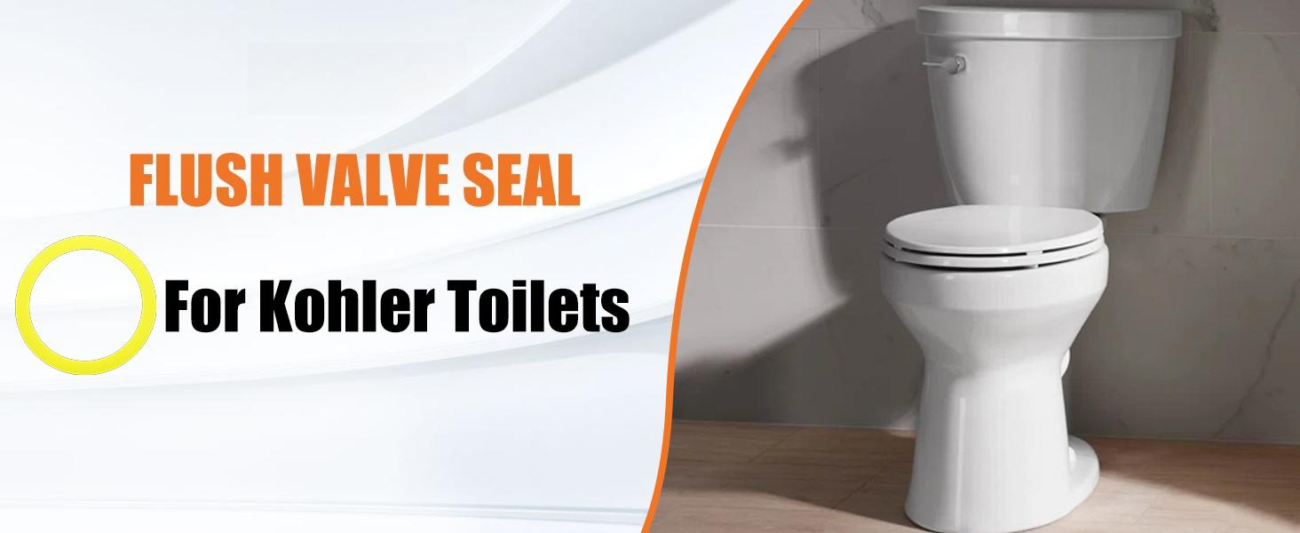 Flush Valve Seal for Toilet,  GP1059291 Silicone Replacement for Toilets - Upgraded Seal Kit Compatible with Kohler K-GP1059291 Canister