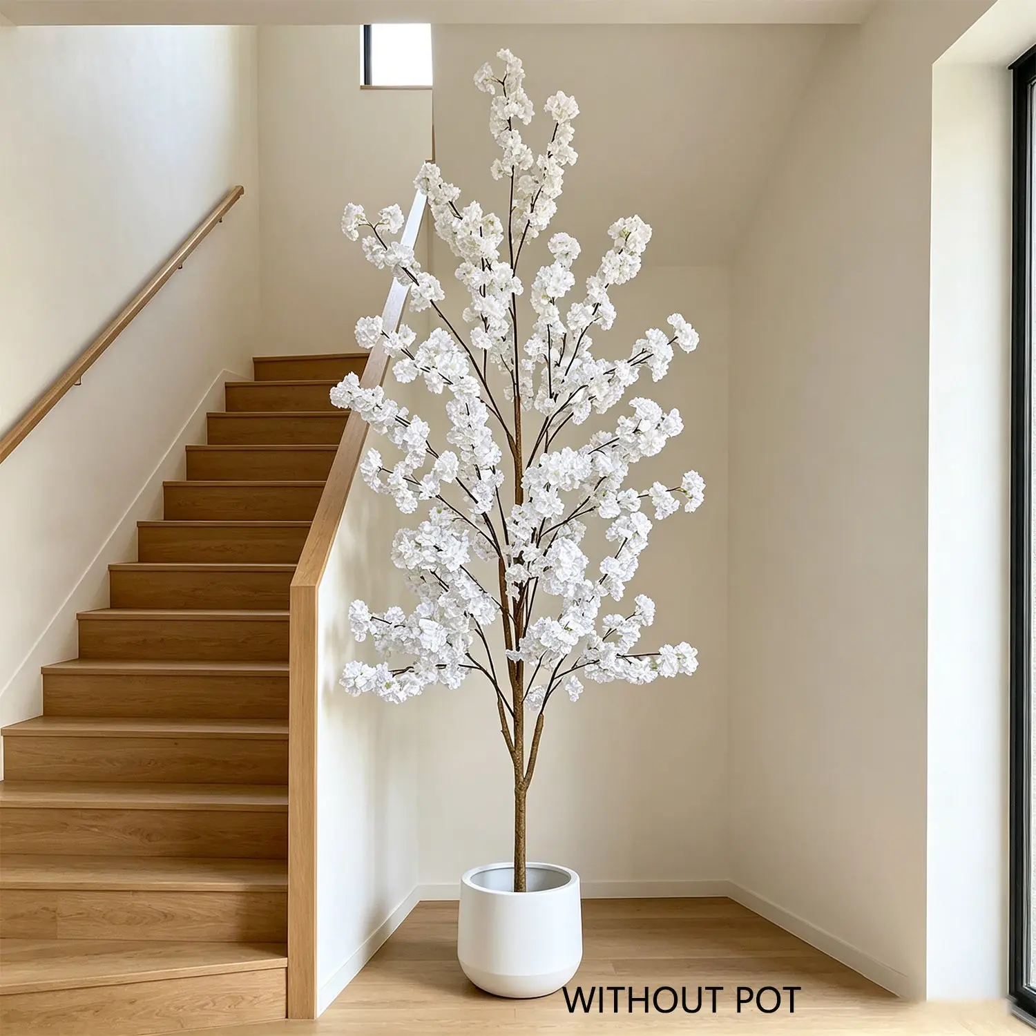 1pcs 100-220cm Artificial Cherry Tree, Modern Minimalist Fake Plant, Home Decor, Office, Wedding, Party living room decoration, Valentine's Day, Christmas