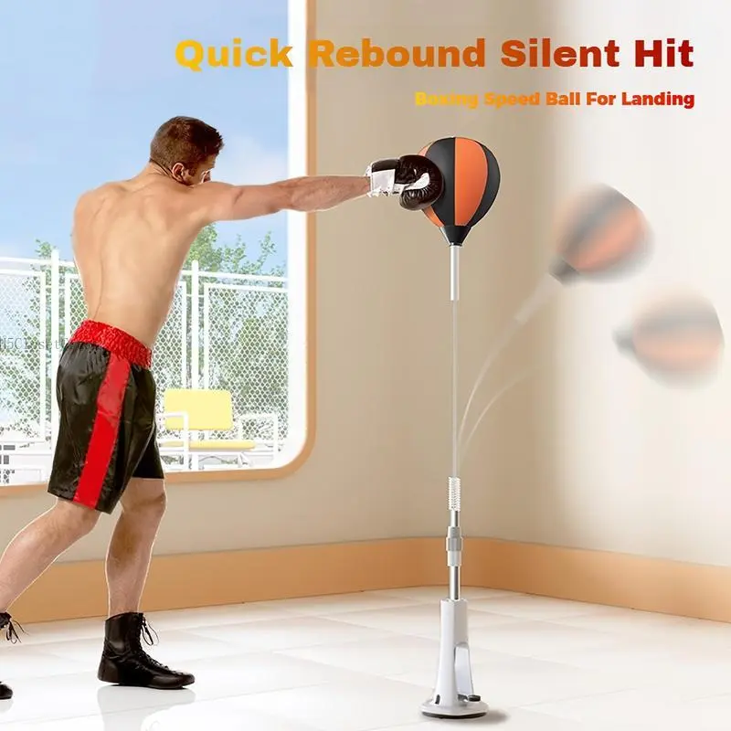 Premium Quality Boxing Speedball with Stand Height Adjustable for Teens & Adults 360 °   Rebound for Stress Relief & Fitness Ideal for Home Use in Bedrooms Living Rooms & GardensH5ClosetCrush