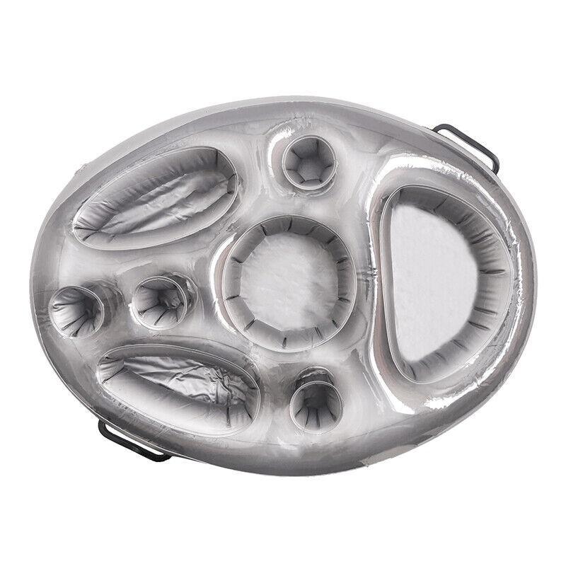 Inflatable Pool Floating Beer Cooler Dining Table, Beach Swim Ring Beer Bottle Holder, Summer Party Bucket Cup Holder, Swimming Pool Accessories