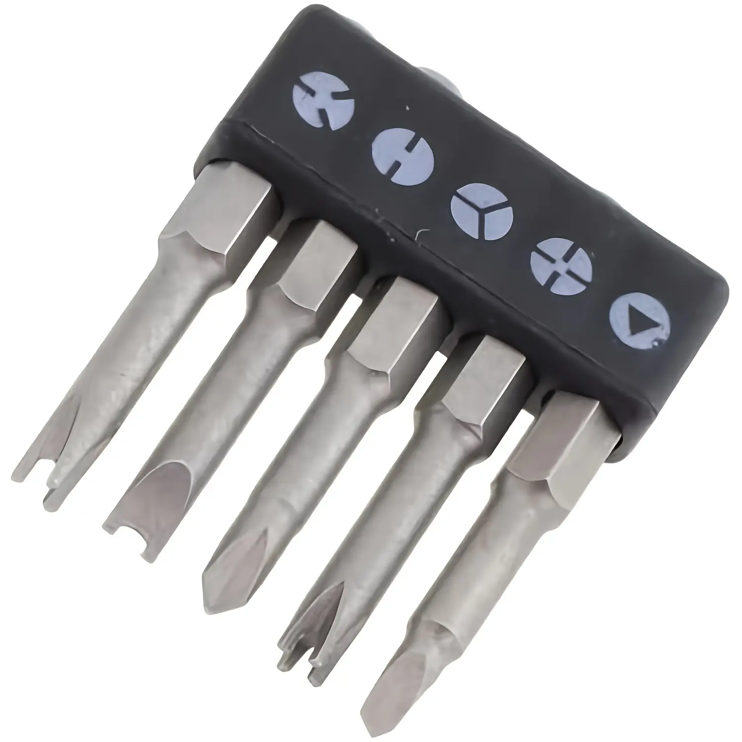 5pcs Special Shaped Bits Set UY Y-Shaped Triangle Inner Phillips New Three Point Appliance Socket Screwdriver Bit for Versatile Use and Precise Results 50mm Length 1/4" Hex Shank