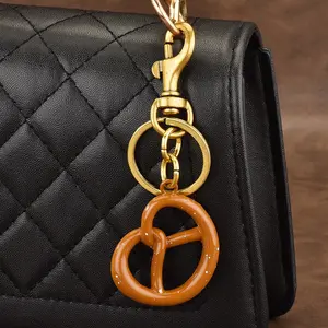 Cracker Keychain, Cracker Key Ring, Cute Wallet Charm, Polished Finish, No Batch Number, Ideal Accessory