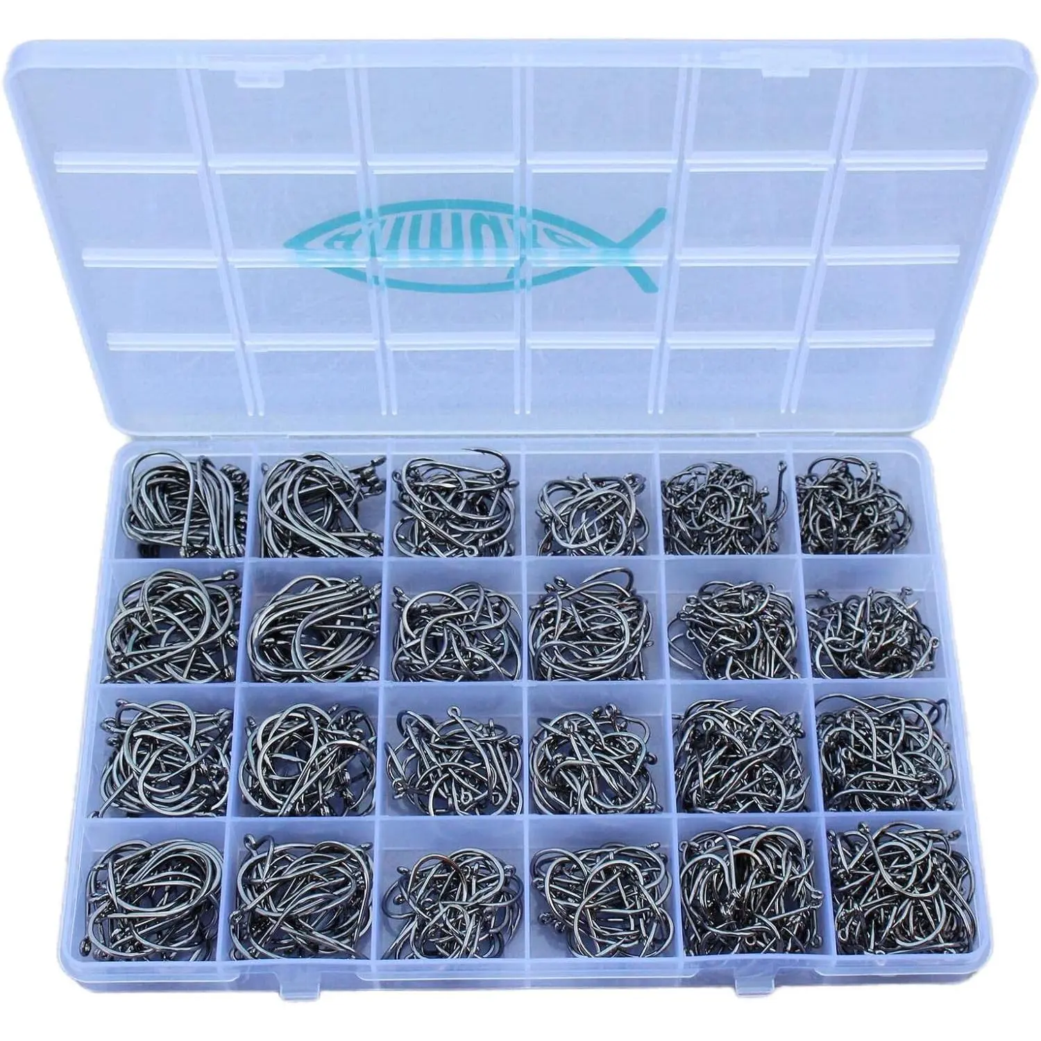 Fishing Hooks Freshwater Saltwater Fish Hooks Bulk Fishing Hooks Set Worm Catfish Hooks Fish Gear Equipment Supplies