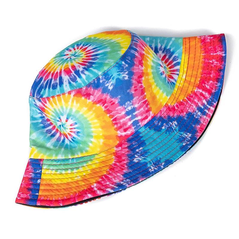 Unisex Bucket Cap Fruit Printing Hats Summer Double-sided Wear Man Women Cap Outdoor Sun Hat Classic Casual Panama Bucket Hat