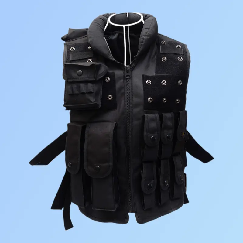 Adult Tactical Combat Vest Body Armor Waistcoat Level 3 Protective Gear For Real CS Field Game Security Training And Outdoor Military Simulation