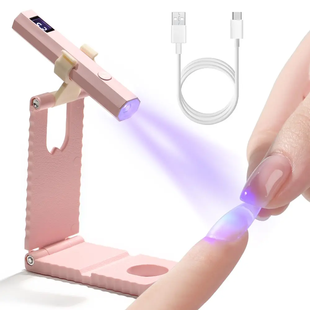 2-speed timed nail art curing lamp set, portable rechargeable nail art lamp, UV LED Nail Lamp for Curing All Nail Gel, Gel polish dryer, Nail Lamps For Gel Polish, handheld lamp stand set, nail art creation tool, Gel Lamp For Nails, Nail Light