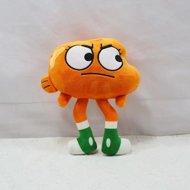 The Amazing World of Gumball Plush Set Gumball Darwin Anais Richard Stuffed Dolls Cartoon Gift for Kids Fans