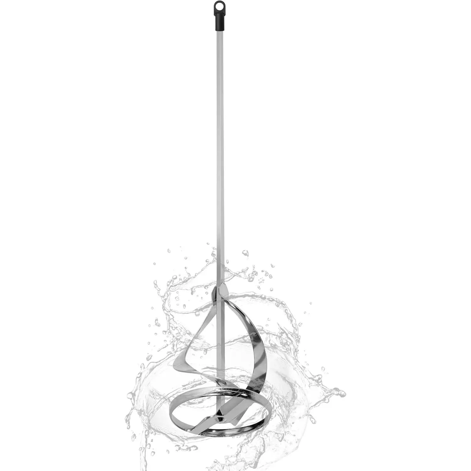 Tools Drywall Mixer,  Mixer for Drill, Drill Mixer Attachment in 1 to 5 gallon buckets, fits  standard drills, Dia. 3-1/8 Inch (80mm) / 15-3/4 Inch Length (Nickel Plated),  Taiwan