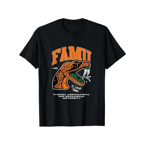 The Yard Essentials - Florida A&M University - FAMU T-Shirt Unisex Cotton T-shirt for Men Fashion Men's Top for Daily Wear