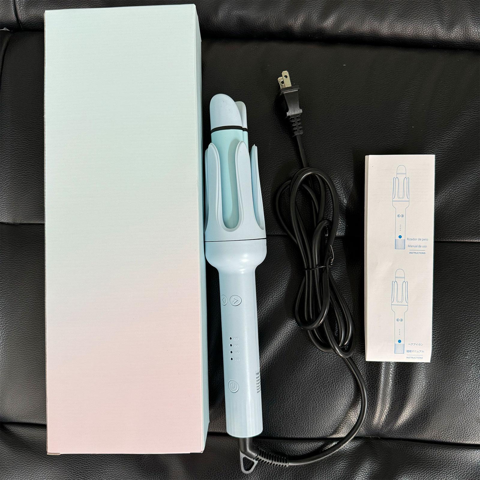 2 in 1 Automatic Curling & Straightening Iron, 1 Count 4 Heat Settings Hair Curler, Fast Heating Hair Styling Tool for Women & Home Use