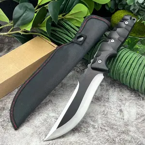 High-Hardness JL Fixed Blade 5Cr13Mov Blade with Nylon Fiber Handle—Everyday Survival, Outdoor, Jungle Knife for Hiking, Personal Carry, Cutting, Exploration, Camping, and Rescue