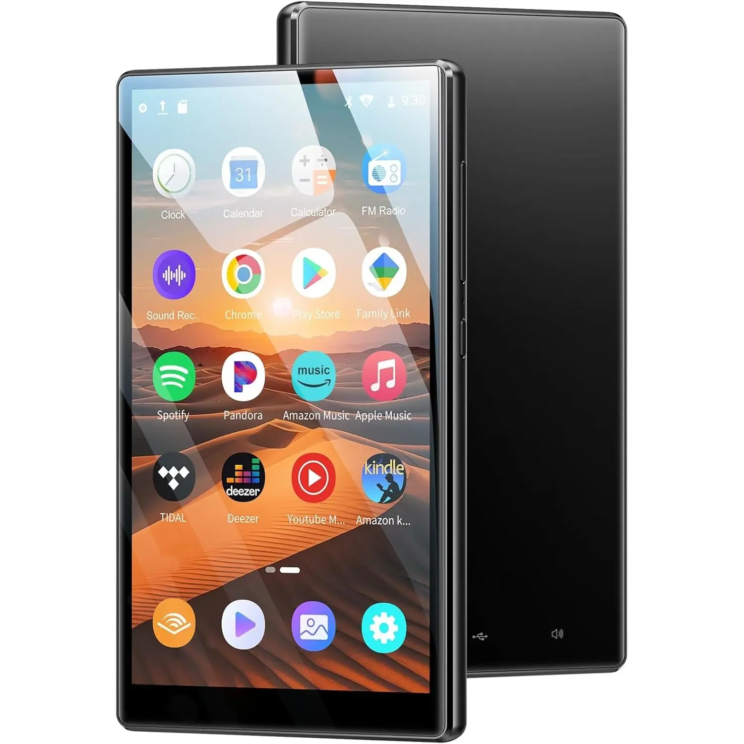 M501 Pro Android 13 Smart Mp3 Player, 4.7 Inch Touchscreen, 96gb Storage, USB, Bluetooth-compatible 5.0 WiFi, Music Player for Commute Fitness Travel