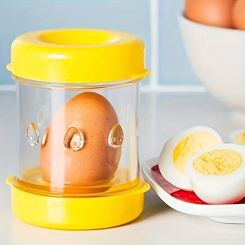Manual Egg Cracker Tool, Boiled Egg Cracking Tool, Efficient Handheld Device for Easy Shell Removal, Durable Design for Daily Use, Perfect for Home Cooking