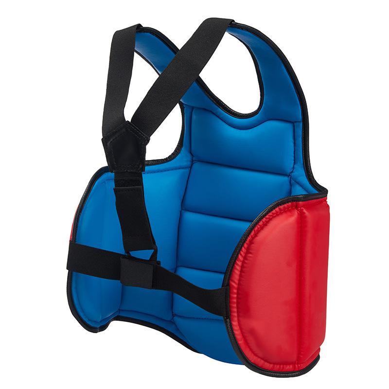 Karate and Sanda chest protector for adults, Muay Thai training protective gear, body protection for combat and fighting, children's Taekwondo chest protector