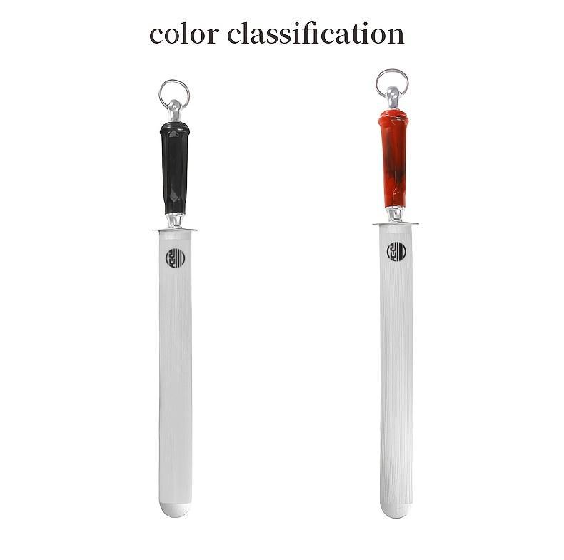 2025 New Design Oversize Flat Sharpener Steel Heavy-Duty Honing Rod, 12-Inch (35mm Wide), No Electricity Needed-Durable Metal Construction- for Home, Restaurant, Commercial Kitchens, Sharpening Tool, Ergonomic ABS Handle, Sturdy Construction