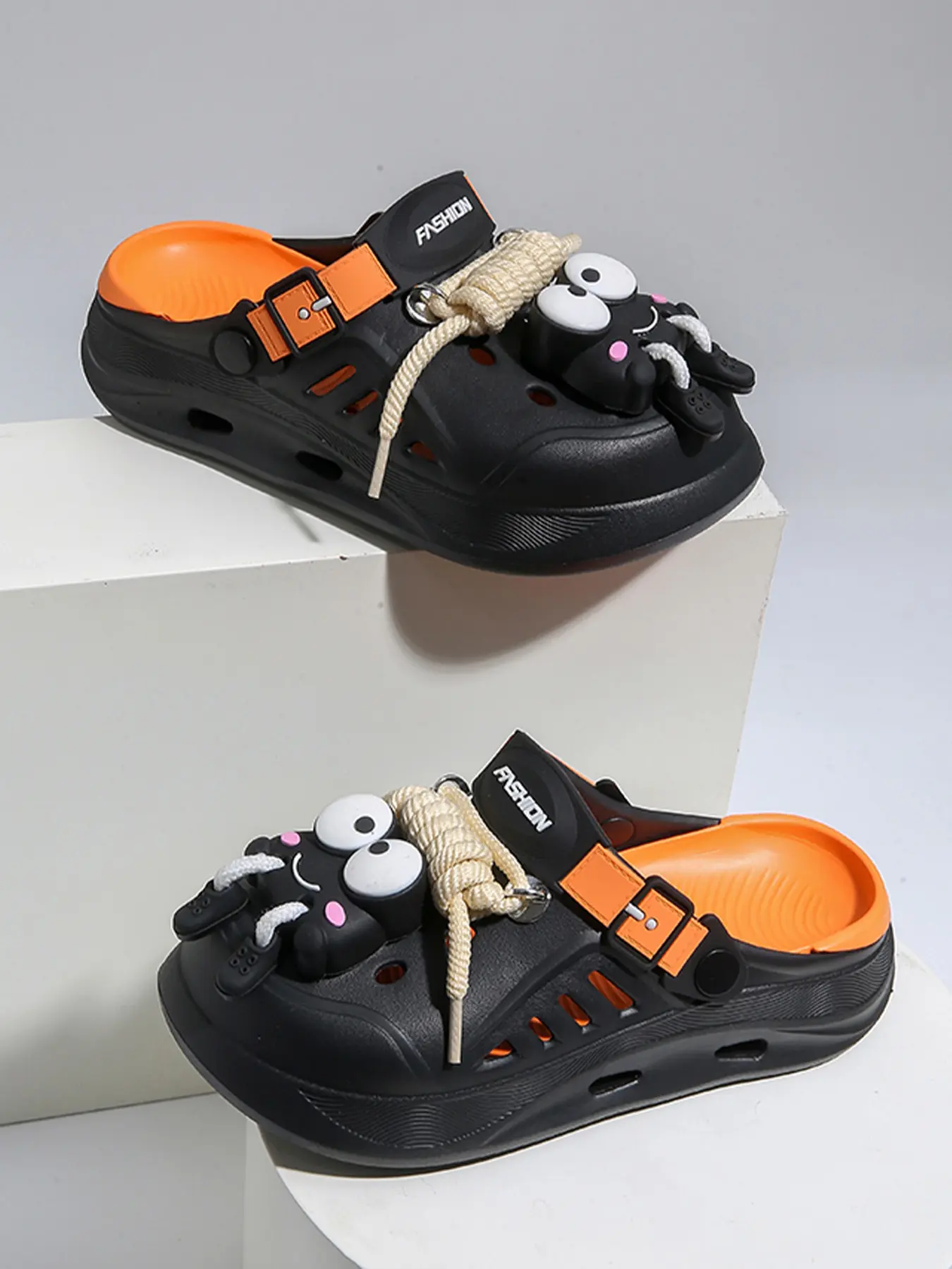 Unisex EVA Frog-shaped Clogs, Closed Toe, Non-slip, Slip-on, Sizes 35-45, Comfortable and Soft Sandals All Year Round, Suitable for Home Leisure, Work Commuting, and Daily Outings.