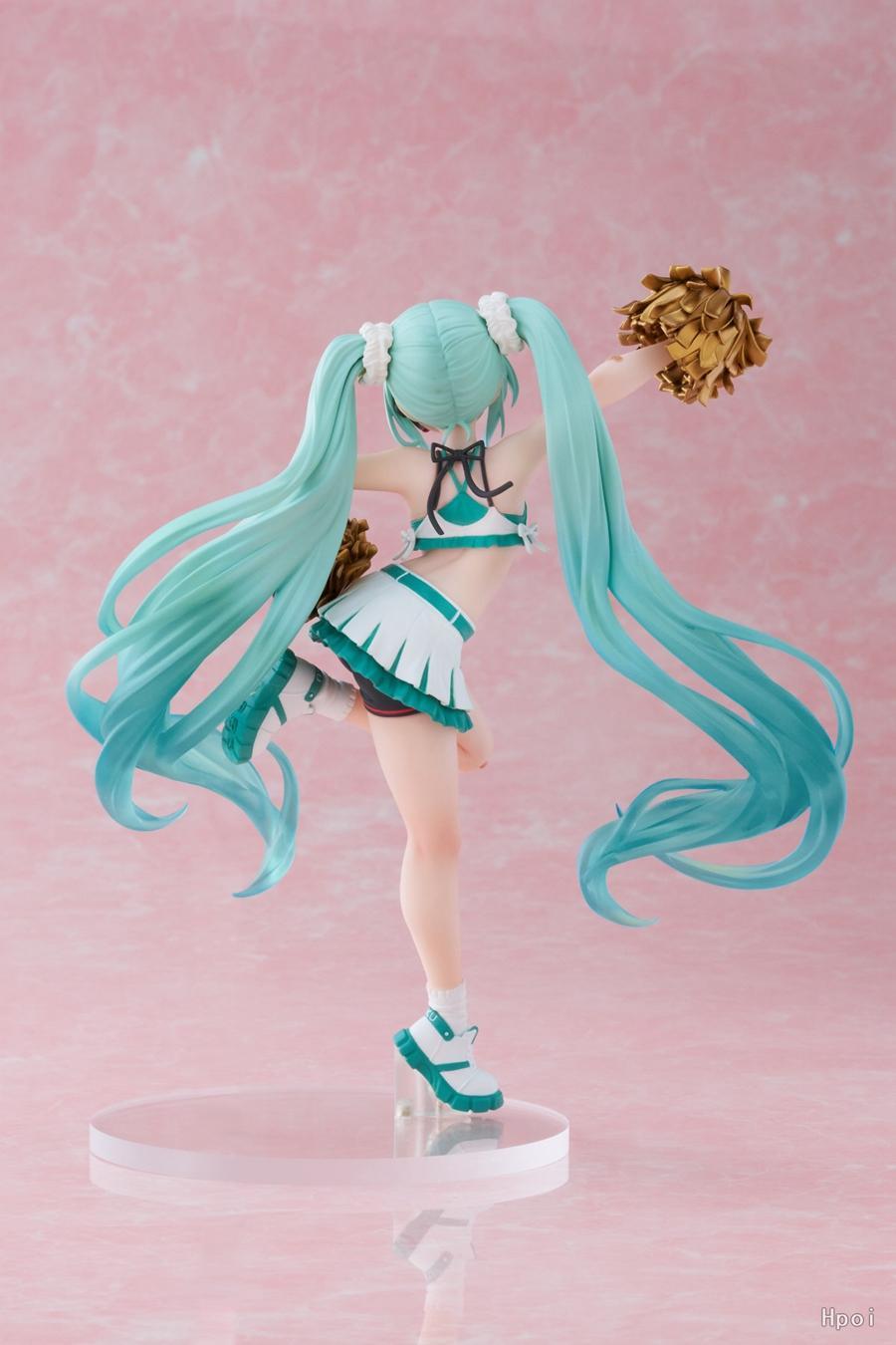 18cm Fashion Hatsune Miku Anime Figure Cheerleader Hatsune Miku Action Figures Kawaii Girl Figurine PVC Collection Model Toys 18cm Fashion Hatsune Miku Anime Figure Cheerleader Hatsune Miku Action Figures Kawaii Girl Figurine PVC Collection Model Toys