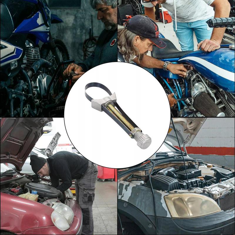 NEW Auto Car Diameter Adjustable Oil Filter Removal Strap Wrench Tool,Car Oil Filter Wrench.