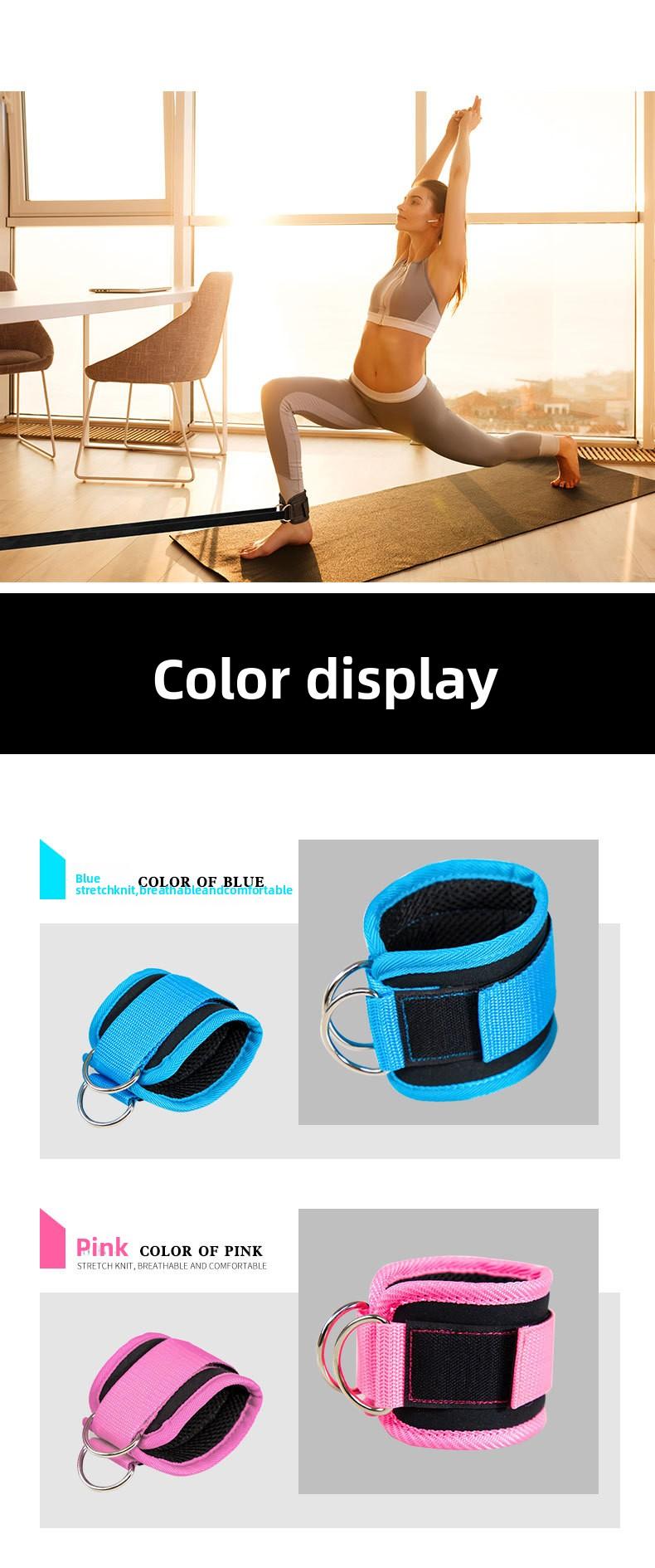 2-Pack Ankle Straps, Foot Straps for Fitness Training, Sports Ankle Straps for Cable Machines, Yoga & Pilates Equipment Accessories, Workout Band