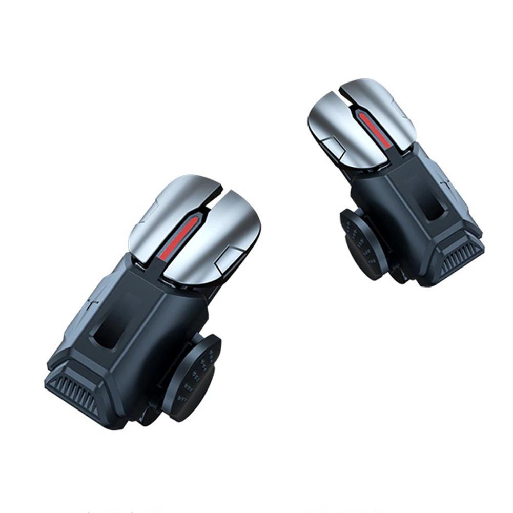G21 1 Pair 6 Finger Game Controller for PUBG Game Mobile Gamepad Trigger Joystick Shooter Fire Button Controller for PUBG Mobile