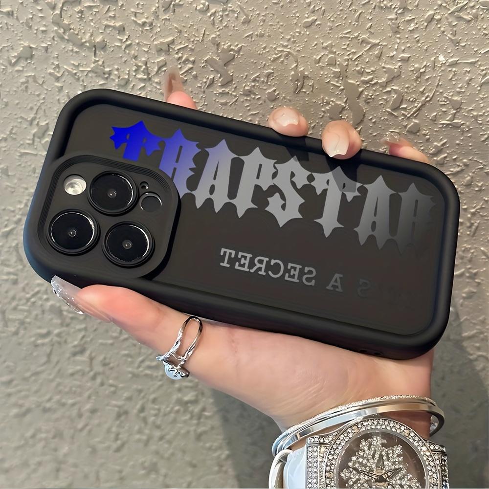 1pc Fashionable Blade Design T-Trapstars Pattern Phone Case, Full Protection Phone Case with Eye of Providence Staircase Design, Staircase Phone Case Compatible with iPhone 11 12 13 14 15 16 17 Pro Max Air Plus Series, Shockproof Clear Back Cover