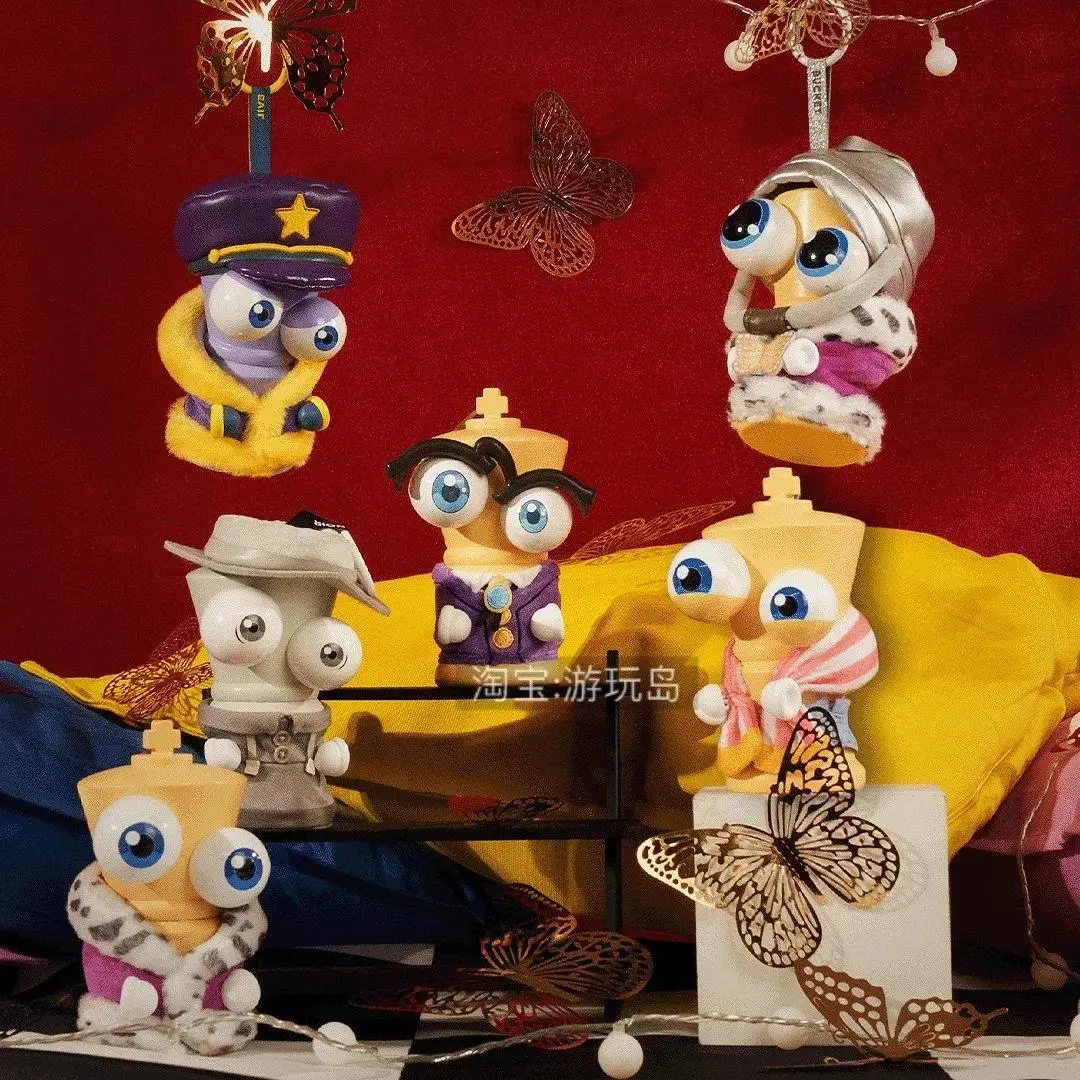 2026 new hot item Official The Amazing Digital Circus Kinger Plush Keychain Box Peripherals Doll Bag Pendant For Animation Fans