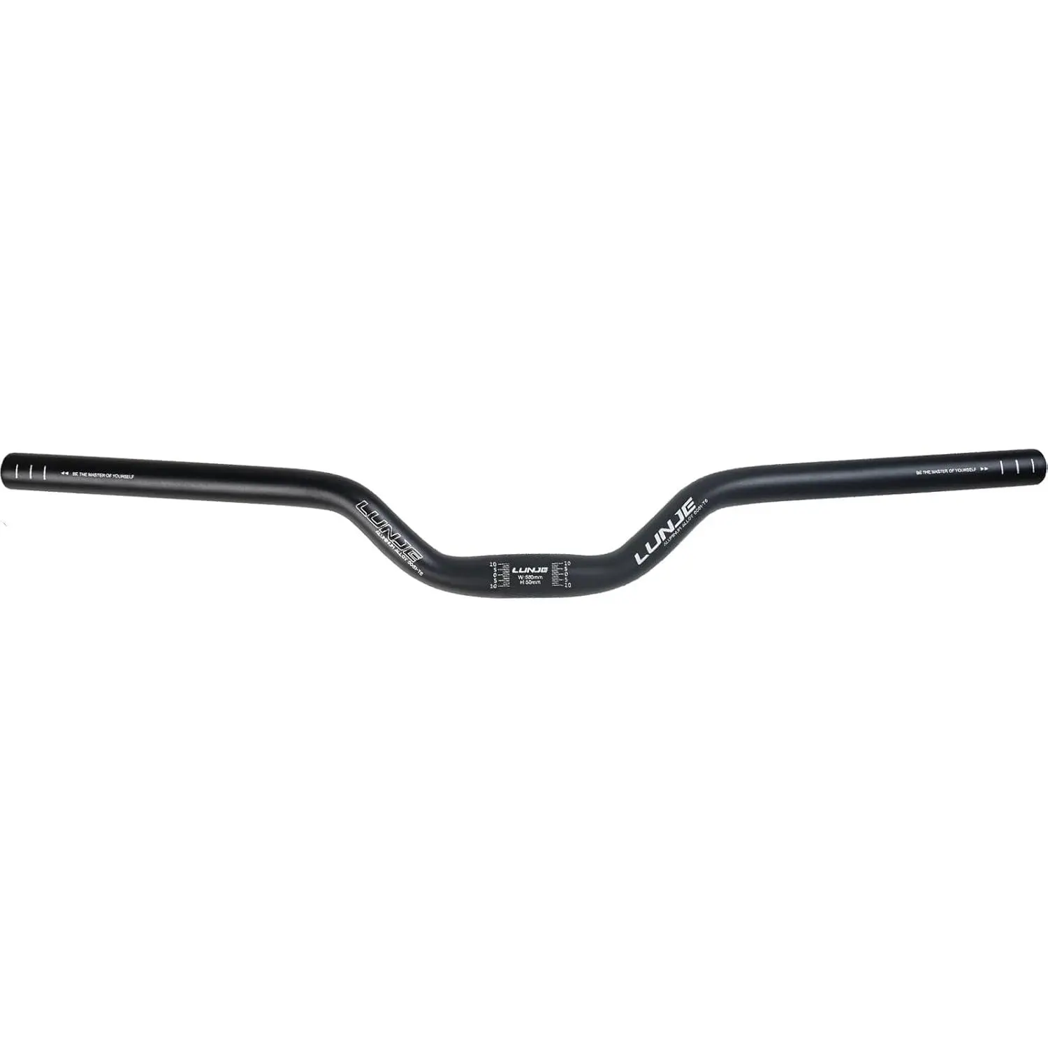 Bike Handlebar 25.4 * 580mm -0/30/50/70/90mm Rise Aluminum Alloy Mountain Bicycle Handlebar for Cycling MTB Road Bike (50mm)