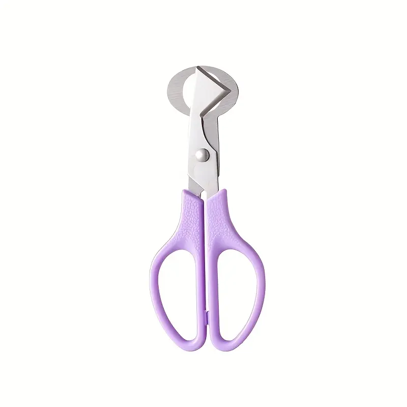 Single Kitchen Egg Scissors - A Versatile Stainless Steel Utensil Designed for Slicing Eggs And Quail Eggs. Safe for Use, It Also Makes a Great Easter Present. Available in Various Colors