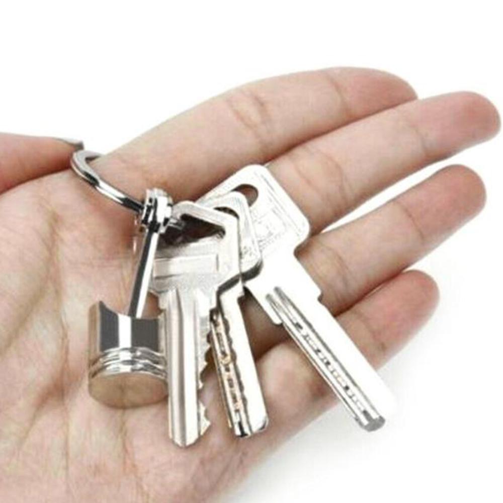 Car Engine Piston Keychain, Piston Keychain, Car Engine Keychain Decorative Accessories