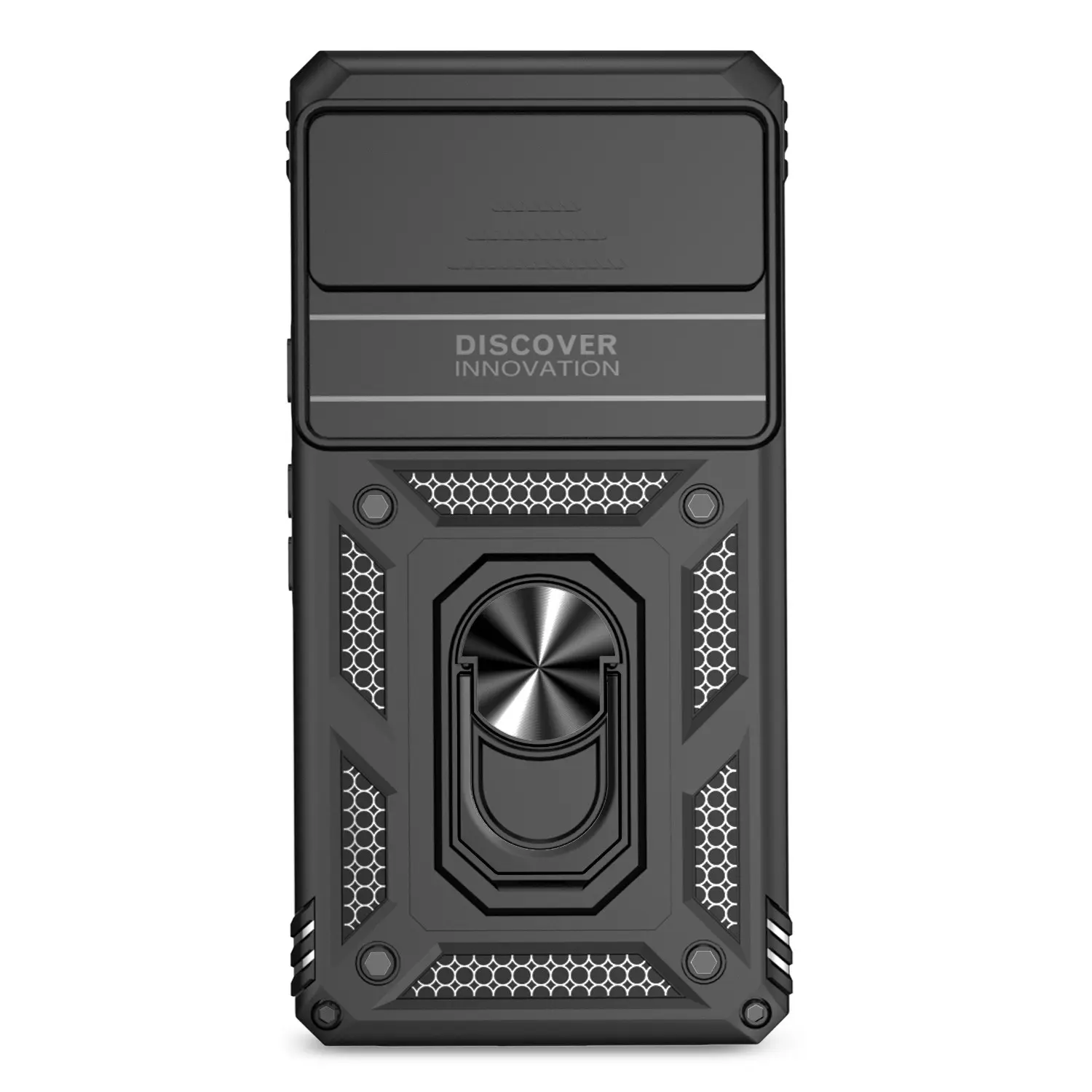 Phone Case for Google Pixel 7A, Waterproof Dustproof with Stand, Lens Protection, Solid Color, Rotatable, Mobile Phone Accessories