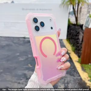 Magnetic Shockproof Phone Case Cover with Color-Changing Design, Compatible with iPhone 17 Pro Max, 17, 16 Pro Max, 15 Pro Max, 14, 13