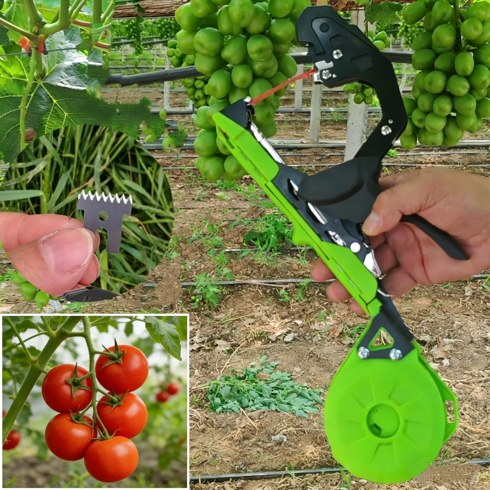 Grape tying machine#Vine tapener#Grape tapener#Fruit vine tying tool#BranchBinder#VineTapeTool#GrapeOrchard #GreenhousePlanting #HomeGardener #ElderlyGrower#BranchBinder #GrapeTyingMachine #VineTaper #GardenTyingTool #OrchardSupply #VegetableTyingMachine