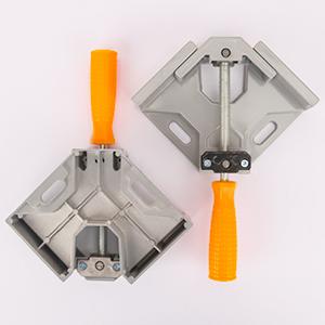 4 PCS Corner Clamps for Woodworking, 90 Degree Angle Clamps, Swing Jaw Aluminum Frame Clamps for Precise and Easy Fixing