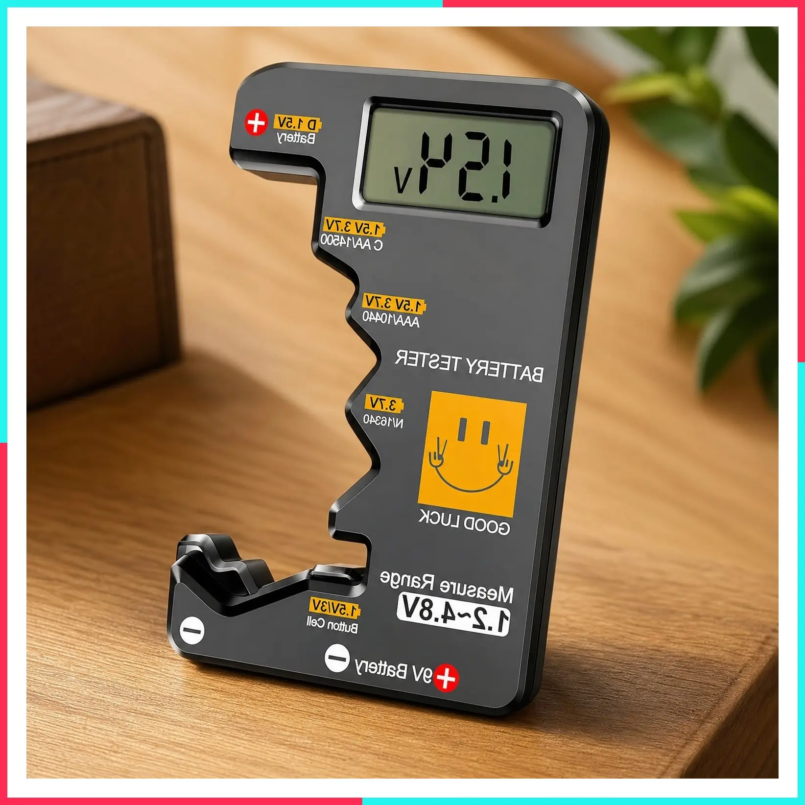BT189 Universal Battery Tester for AAA, AA, C, D, 9V, F, 6F22, 1.5V/3V Button Cells