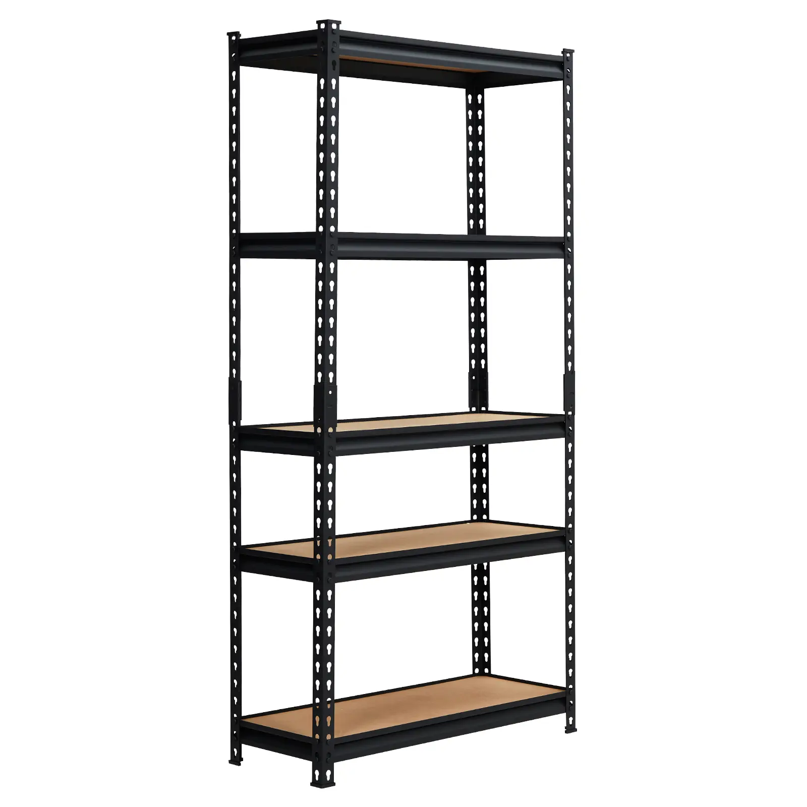 Industrial 5-Tier Metal Storage Standing Shelf Unit - Heavy-Duty Adjustable Free-Standing Steel Rack, 2500 lbs Capacity, 36"W x 18"D x 72"H, Household Tool Organization Shelf for Garage, Pantry, Basement