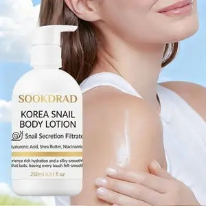 Moisturizing Snail Body Lotion, Hyaluronic Acid, Shea Butter, Niacinamide, Long-Lasting Hydration, 250ML, Daily Care, All Skin Types