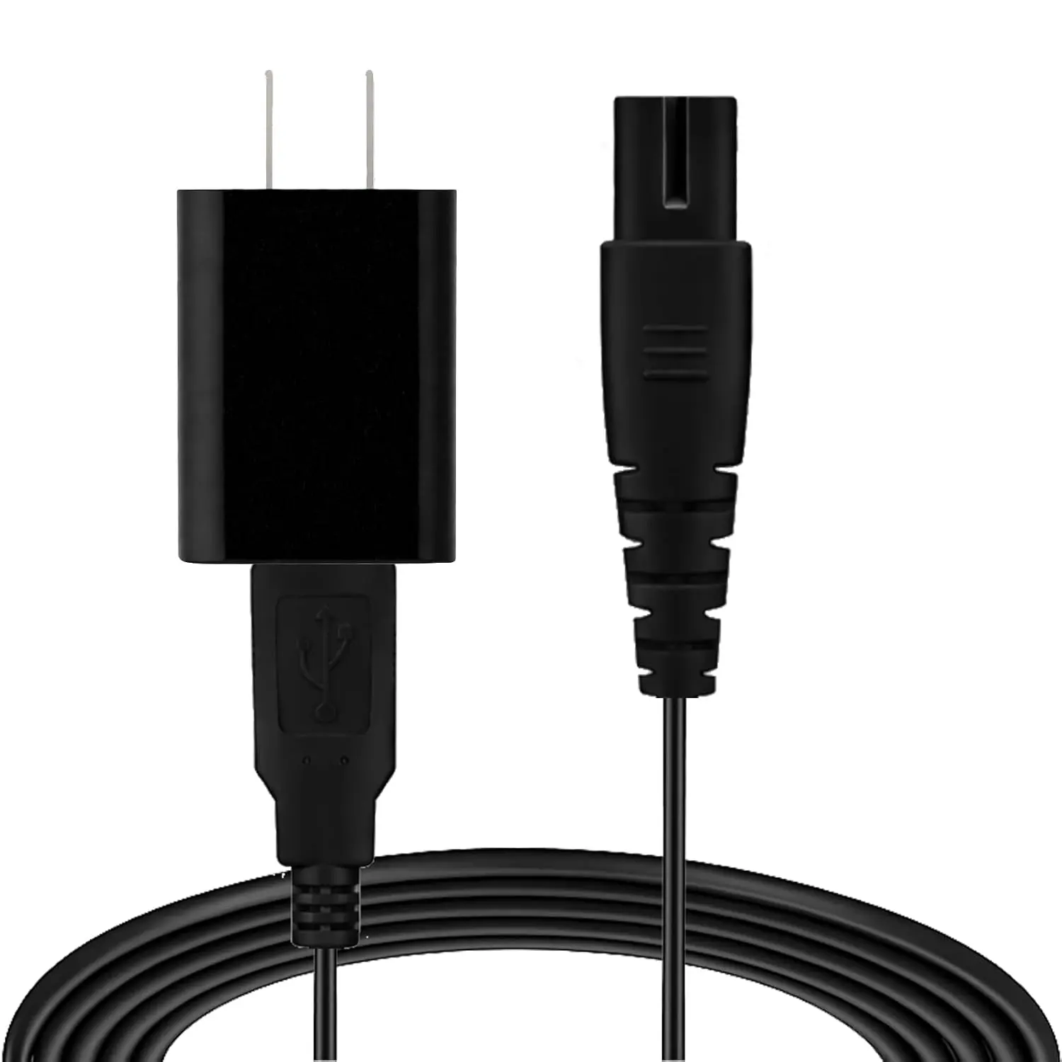 USB Charger Universal Water Flosser Charger: Compatible with Nicwell, COSLUS, Oralfree, Nicefeel, MOSPRO, Aquasonic, Tovendor, Hangsun, Initio, McNaval, Zerhunt, Cremax Oral Irrigators,1 Pack (Black)