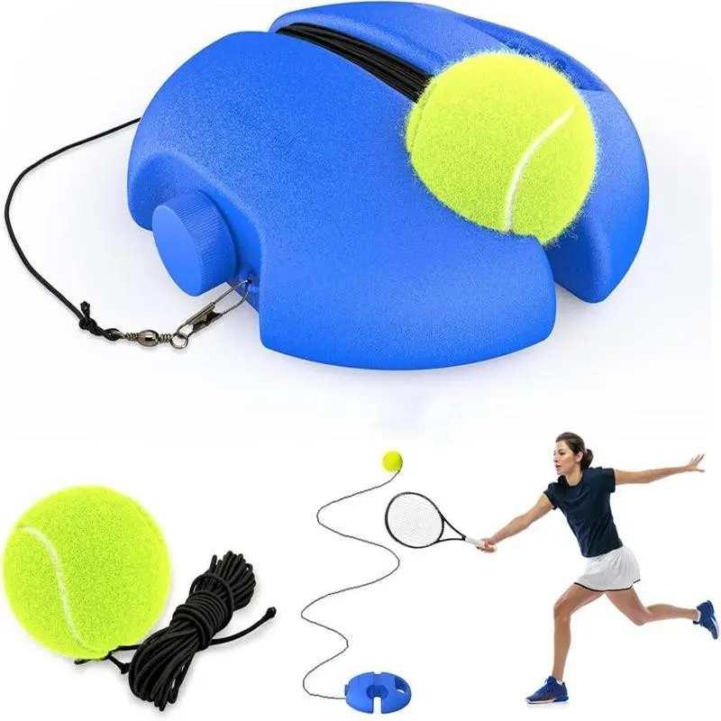 2026 New Tennis Rebounder with Weighted Base, Portable Home Tennis Trainer, Multi-Function Solo Practice Set with Tennis Ball, Ideal for Backyard Use, Beginner-Friendly