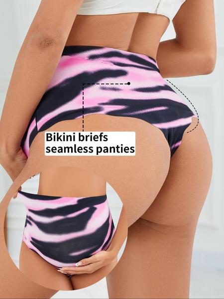 3 Piece Maternity High Waist Panty Set, Designed for Moms with Thong and Wavy Edges, Comfortable Underwear for Pregnancy, Maternity Supplies