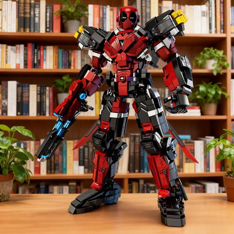 New series of mecha warrior building block assembly models, 2000+PCS robot models, DIY Christmas gifts for adults and children