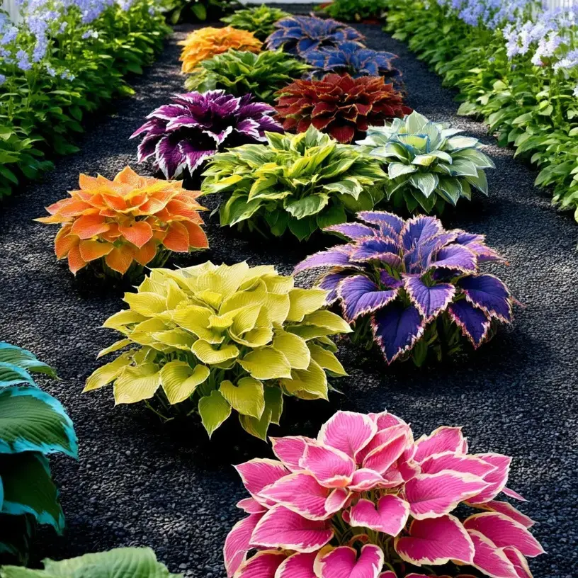 Hosta Seeds Perennial Shade Plant Seeds for Outdoor Garden Yard Landscaping Easy to Grow Hummingbird Attractors Family Activity