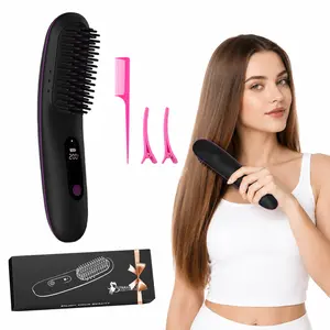 [Teaifa] Hair Straightener, Fast Heat-Up, Ion Hair Straightener and Curling Iron, 3 Temperature Settings and LED Display, Styling Tool Suitable for Home and Hair Salons, Women's Festival Gifts
