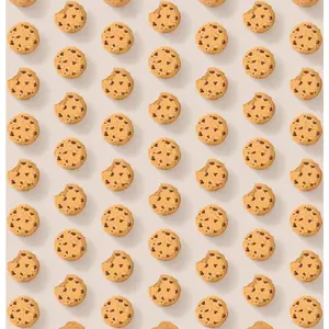 Chocolate Chip Cookie Party Decorations – Garlands, Banners, Cutouts, Ribbon Streamers for Street Theme Birthday & Baby Shower Party Supplies